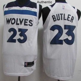 Nike Minnesota Timberwolves #23 Jimmy Butler White NBA Authentic Association Edition Jersey