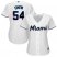 Miami Marlins #54 Wei-Yin Chen White Home Womens Stitched MLB Jersey