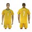 Cote dlvoire #7 Daniel Home Soccer Country Jersey