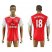 Arsenal #18 Monreal Home Soccer Club Jersey