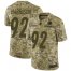 Nike Pittsburgh Steelers #92 James Harrison Camo Youth Stitched NFL Limited 2018 Salute to Service Jersey