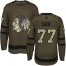 Adidas Chicago Blackhawks #77 Kirby Dach Green Salute to Service Stitched NHL Jersey