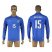 Italy #15 Barzagli Blue Home Long Sleeves Soccer Country Jersey