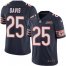 Nike Chicago Bears #25 Mike Davis Navy Blue Team Color Mens 100th Season Stitched NFL Vapor Untouchable Limited Jersey
