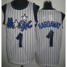 Orlando Magic 1 Penny Hardaway White Throwback Revolution 30 NBA Basketball Jerseys Cheap