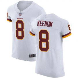 Nike Washington Football Team #8 Case Keenum White Mens Stitched NFL Vapor Untouchable Elite Jersey