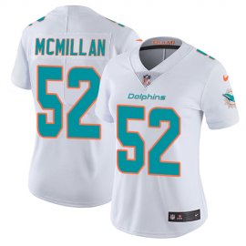 Nike Miami Dolphins #52 Raekwon McMillan White Womens Stitched NFL Vapor Untouchable Limited Jersey