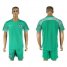 England Blank Green Goalkeeper Soccer Country Jersey