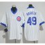 Chicago Cubs #49 Jake Arrieta White(Blue Strip) Cooperstown Stitched Youth MLB Jersey