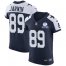 Nike Dallas Cowboys #89 Blake Jarwin Navy Blue Thanksgiving Mens Stitched With Established In 1960 Patch NFL Vapor Untouchable Throwback Elite Jersey