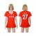 Womens Liverpool #27 Origi Red Home Soccer Club Jersey