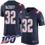 Nike New England Patriots #32 Devin McCourty Navy Blue Mens Stitched NFL Limited Rush 100th Season Jersey