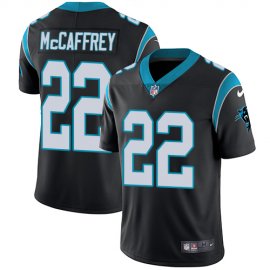 Nike Carolina Panthers #22 Christian McCaffrey Black Team Color Mens Stitched NFL Vapor Untouchable Limited Jersey
