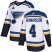 Adidas St. Louis Blues #4 Carl Gunnarsson White Road Authentic 2019 Stanley Cup Champions Stitched NHL Jersey