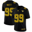 Houston Texans #99 J.J. Watt Mens Nike Leopard Print Fashion Vapor Limited NFL Jersey Black