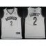 Brooklyn Nets 2 Kevin Garnett White Revolution 30 Swingman NBA Jerseys Cheap