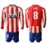 Atletico Madrid #8 Saul Home Long Sleeves Soccer Club Jersey
