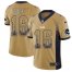 Nike Los Angeles Rams #16 Jared Goff Gold Mens Stitched NFL Limited Rush Drift Fashion Jersey