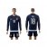 Argentina #18 Tevez Away Long Sleeves Soccer Country Jersey
