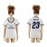 Womens Real Madrid #23 Beckham Home Soccer Club Jersey