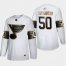 St. Louis Blues #50 Jordan Binnington Mens Adidas White Golden Edition Limited Stitched NHL Jersey