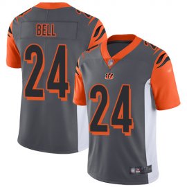 Nike Cincinnati Bengals #24 Vonn Bell Silver Mens Stitched NFL Limited Inverted Legend Jersey
