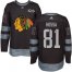 Adidas Chicago Blackhawks #81 Marian Hossa Black 1917-2017 100th Anniversary Stitched NHL Jersey