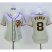 San Francisco Giants #8 Hunter Pence Grey Womens Road 2 Stitched MLB Jersey