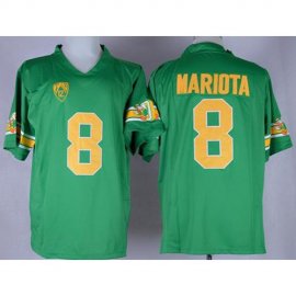 Oregon Ducks #8 Marcus Mariota Green 1994 Throwback Stitched NCAA Jersey