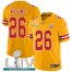 Nike Kansas City Chiefs #26 Damien Williams Gold Super Bowl LIV 2020 Mens Stitched NFL Limited Inverted Legend Jersey