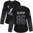 Adidas Tampa Bay Lightning #86 Nikita Kucherov Black 2022 Stanley Cup Final Patch Womens Alternate Authentic Stitched NHL Jersey Womens