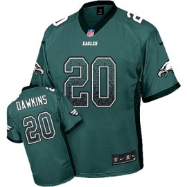 Nike Philadelphia Eagles #20 Brian Dawkins Midnight Green Team Color Mens Stitched NFL Elite Drift Fashion Jersey