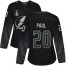 Adidas Tampa Bay Lightning #20 Nicholas Paul Black Womens 2022 Stanley Cup Final Patch Alternate Authentic Stitched NHL Jersey Womens