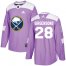 Adidas Buffalo Sabres #28 Zemgus Girgensons Purple Authentic Fights Cancer Stitched NHL Jersey