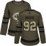 Adidas Montreal Canadiens #92 Jonathan Drouin Green Salute to Service Womens Stitched NHL Jersey