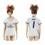 Womens Real Madrid #1 Navas Home Soccer Club Jersey