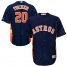 Houston Astros #20 Preston Tucker Navy Blue Cool Base Stitched Youth MLB Jersey