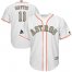 Houston Astros #11 Evan Gattis White 2018 Gold Program Cool Base Stitched Youth MLB Jersey