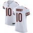Nike Chicago Bears #10 Mitchell Trubisky White Mens Stitched NFL Vapor Untouchable Elite Jersey