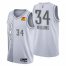 Oklahoma City Oklahoma City Thunder #34 Kenrich Williams Mens Nike Gray 2021/22 Swingman NBA Jersey – City Edition Mens