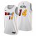 Nike Miami Heat #14 Tyler Herro Mens 2022-23 City Edition NBA Jersey – Cherry Blossom White Mens