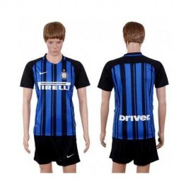 Inter Milan Blank Home Soccer Club Jersey