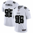 Las Vegas Raiders #96 Clelin Ferrell White Mens Nike Team Logo Dual Overlap Limited NFL Jersey