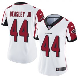 Nike Atlanta Falcons #44 Vic Beasley Jr White Womens Stitched NFL Vapor Untouchable Limited Jersey