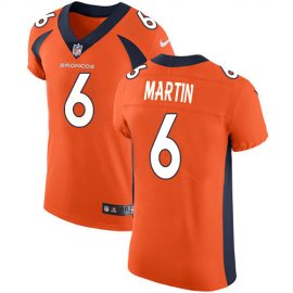 Nike Denver Broncos #6 Sam Martin Orange Team Color Mens Stitched NFL Vapor Untouchable Elite Jersey