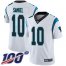 Nike Carolina Panthers #10 Curtis Samuel White Mens Stitched NFL 100th Season Vapor Limited Jersey