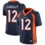 Nike Denver Broncos #12 Brendan Langley Navy Blue Alternate Mens Stitched NFL Vapor Untouchable Limited Jersey