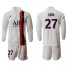 Paris Saint-Germain #27 Gana Away Long Sleeves Soccer Club Jersey