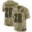 Nike Philadelphia Eagles #28 Wendell Smallwood Camo Mens Stitched NFL Limited 2018 Salute To Service Jersey