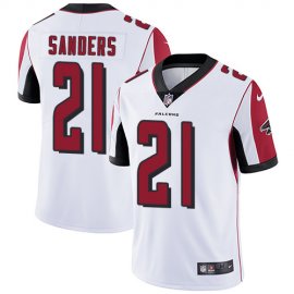 Nike Atlanta Falcons #21 Deion Sanders White Mens Stitched NFL Vapor Untouchable Limited Jersey
